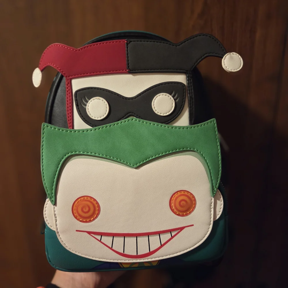 DC Comics Joker Harley Mini Backpack - Picture 1 of 4